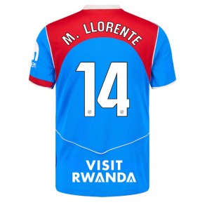 Atletico Madrid Marcos Llorente #14 Alternativní Dres 2025-26 Krátký Rukáv